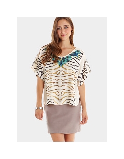 Платье Mothers en Vogue "Combination Zebra Print"