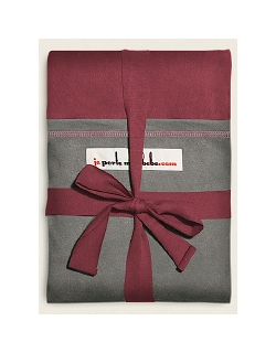 Слинг-шарф JPMBB трикотажный, цвет "терракота - серый"