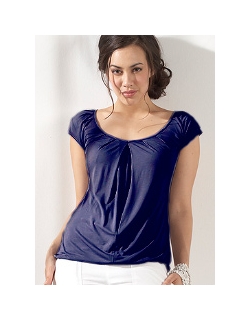 Топ для кормления Mothers en Vogue "Slouchy Pleated", цвет темно-синий