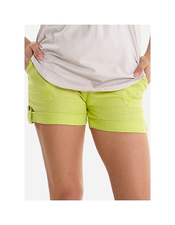 Шорты для беременных и родивших Mothers en Vogue Boardwalk короткие, зеленый