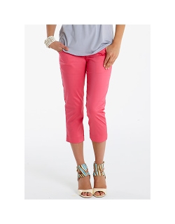 Брюки для беременных и родивших Mothers en Vogue Pencil Capri, розовый