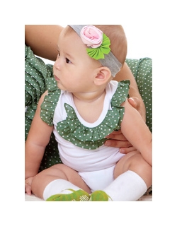 Боди Mothers en Vogue Mallory May для малыша, цвет зеленый