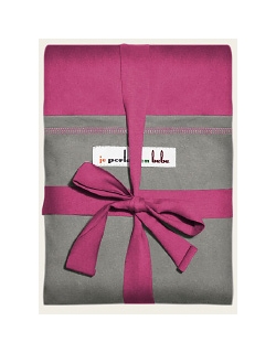 Слинг-шарф JPMBB трикотажный, цвет "фуксия - серый"