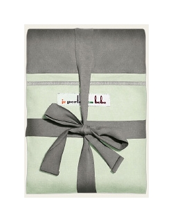 Слинг-шарф JPMBB трикотажный, цвет "серый - зеленый щербет"