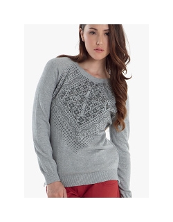 Джемпер для кормящих Printed Side-Zip