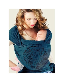 Слинг-шарф JPMBB трикотажный Basic, Tatoo Blue Retro