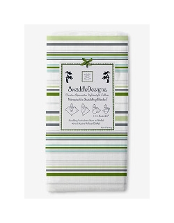 Пеленка детская тонкая SwaddleDesigns Маркизет PG Stripes