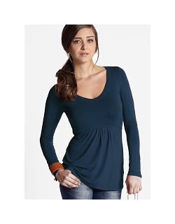 Топ для кормления Mothers en Vogue Must Have V-Neck, синий (Night Shadow Blue)