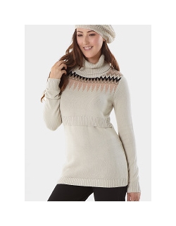 Свитер для кормящих Fair Isle, песочный