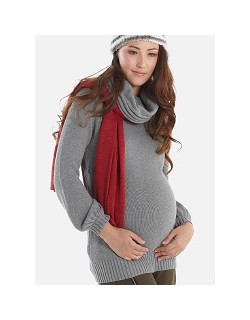 Свитер для кормящих Funnel Turtle-Neck, серый (Heather Grey)