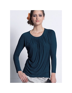 Топ для кормления Mothers en Vogue "Goddess Drape", Mood Indigo