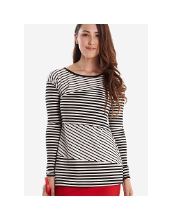 Туника для кормления Mothers en Vogue Ladder Stripe