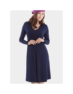 Платье для кормящих Mothers en Vogue Tasha Knot, синий (Twilight Indigo)