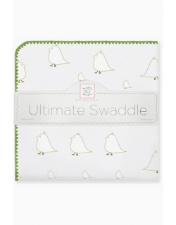Фланелевая пеленка для новорожденного SwaddleDesigns Kiwi Chickies