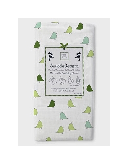 Пеленка детская тонкая SwaddleDesigns Маркизет KW/PG Lt Chickies