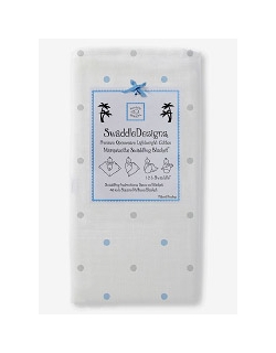 Пеленка детская тонкая SwaddleDesigns Маркизет BL/Sterling Lt Dot
