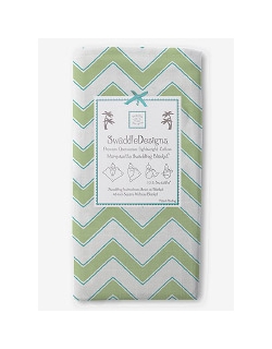 Пеленка детская тонкая SwaddleDesigns Маркизет Kiwi Chevron