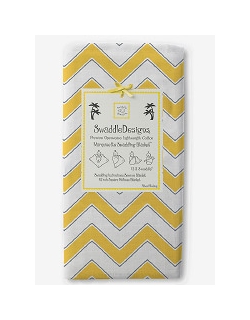 Пеленка детская тонкая SwaddleDesigns Маркизет Yellow Chevron