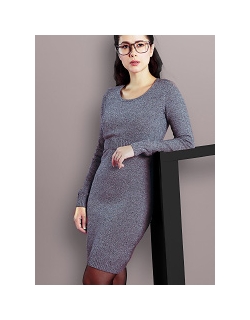 Платье для кормящих Mothers en Vogue Marled, серый (White-Black)