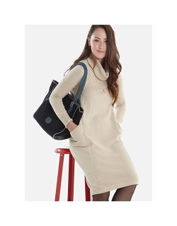 Платье для кормящих Mothers en Vogue Waffle Knit, Cashew