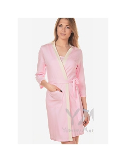 Комплект для роддома YammyMammy (y@mmymammy) трикотажный, цвет "светло-розовый/экрю"