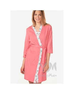 Комплект для роддома YammyMammy (ямимами) трикотажный, цвет "коралловый"