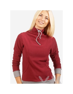 Толстовка YammyMammy (yummy mammy) флисовая, цвет "бордовый"