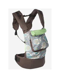 Эрго-рюкзак I love mum (Ilovemum), цвет "коричневый/голубой"