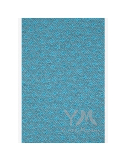 Слинг с кольцами YammyMammy (ями мами), цвет "серый/голубой"