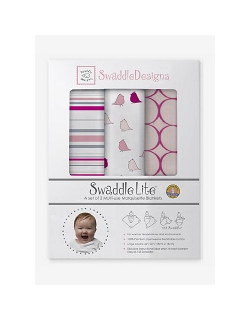 Набор пеленок SwaddleDesigns SwaddleLite Jewel Tone Very Berry