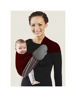 Слинг с кольцами JPMBB трикотажный, цвет "бордо - коричневый"