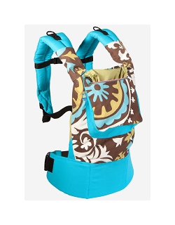 Эрго-рюкзак I love mum (Ilovemum), цвет "голубой/коричневый"