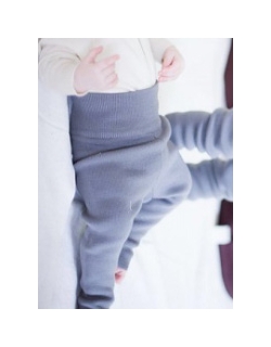 KoCoi Штаны детские из шерсти мериноса, графит