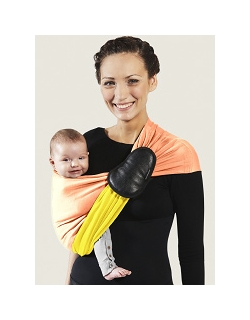 Слинг с кольцами JPMBB трикотажный, цвет "персиковый - лимонад"