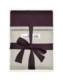 Слинг-шарф JPMBB трикотажный, цвет "сливовый - светло-серый"