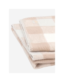 Jollein байковый плед для новорожденных, цвет "Check sand"