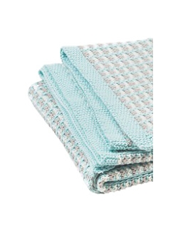 Jollein вязаный плед для новорожденных, цвет "mint/sand/off-white"