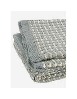 Jollein вязаный плед для новорожденных, цвет "grey/sand/off-white"