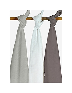 Комплект муслиновых пеленок для новорожденных Jollein, fuchsia/pink/white