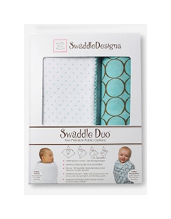 Набор пеленок SwaddleDesigns Swaddle Duo SeaCrystal Duo
