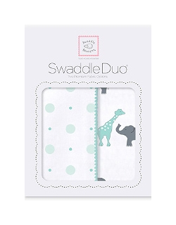 Набор пеленок SwaddleDesigns Swaddle Duo SC Circus Fun