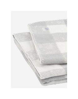 Jollein байковый плед для новорожденных, цвет "Check grey"