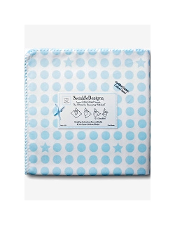 Фланелевая пеленка Organic Blue Dot/Stars B