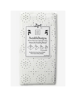 Пеленка детская тонкая SwaddleDesigns Маркизет Sterling Sparklers