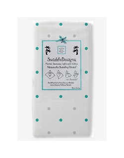 Пеленка детская тонкая SwaddleDesigns Маркизет SC/Sterling Lt Dot
