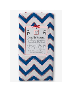 Пеленка детская тонкая SwaddleDesigns Маркизет TB/Red Chevron
