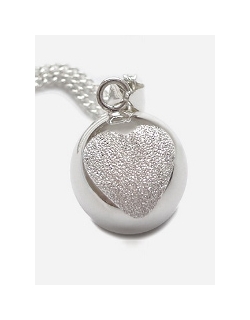 Мексиканский бола Серебряный с бриллиантовым сердцем