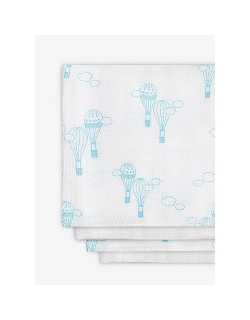 Комплект бамбуковых пеленок для новорожденных Jollein, Balloons lagoon