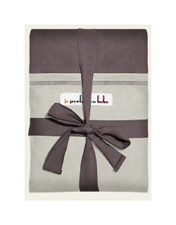 Слинг-шарф JPMBB трикотажный, цвет "коричневый-светло-серый"