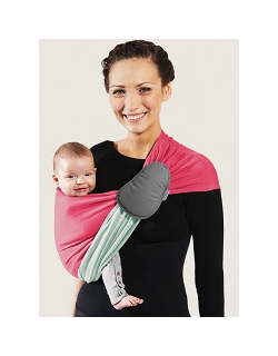 Слинг с кольцами JPMBB трикотажный, цвет "розовый - мятный"